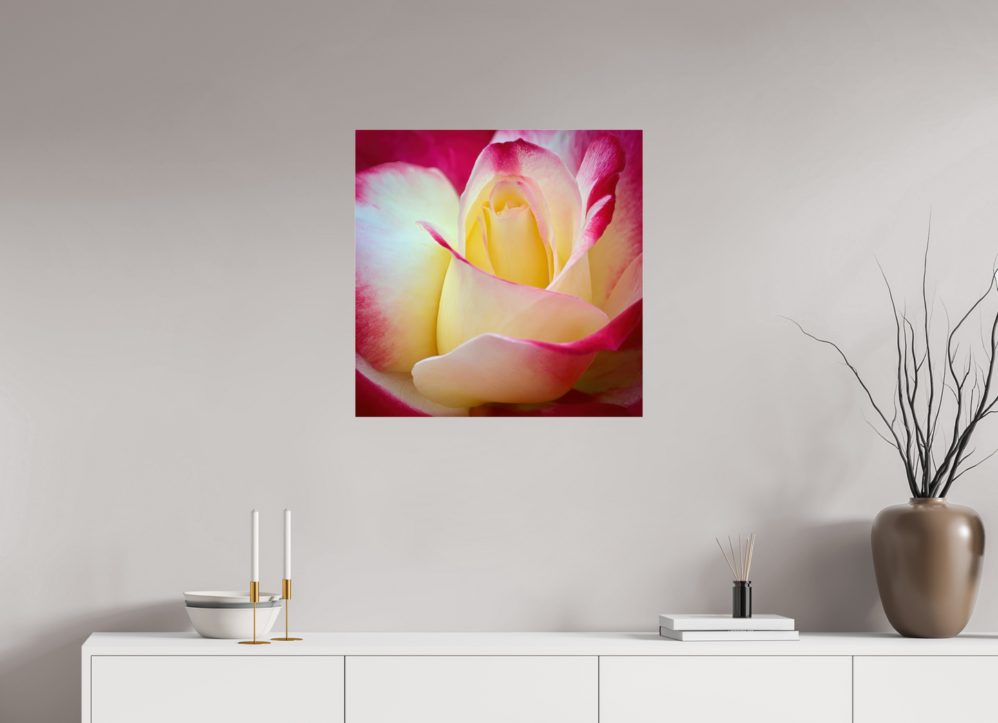 Open My Heart - photo print under acrylic glass