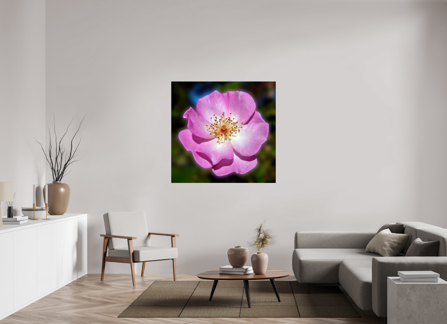 CalPoly Rose - photo print under acrylic glass