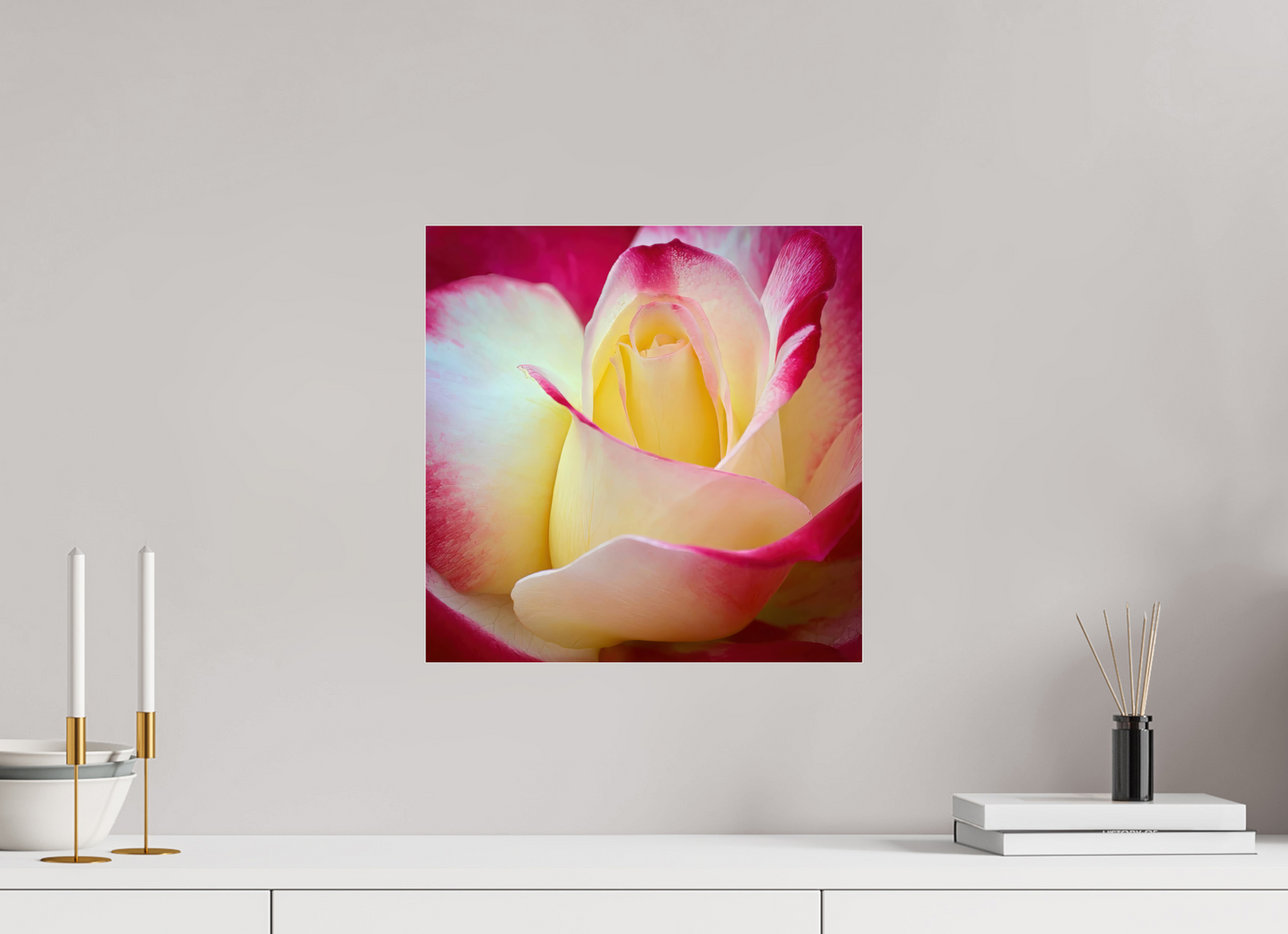 Open My Heart - photo print under acrylic glass
