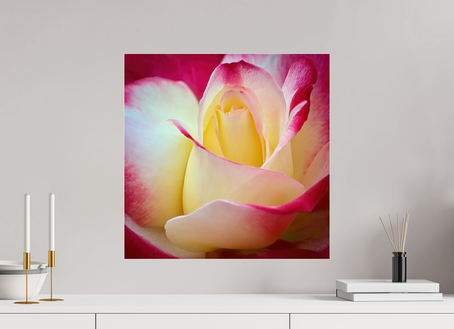 Open My Heart - photo print under acrylic glass