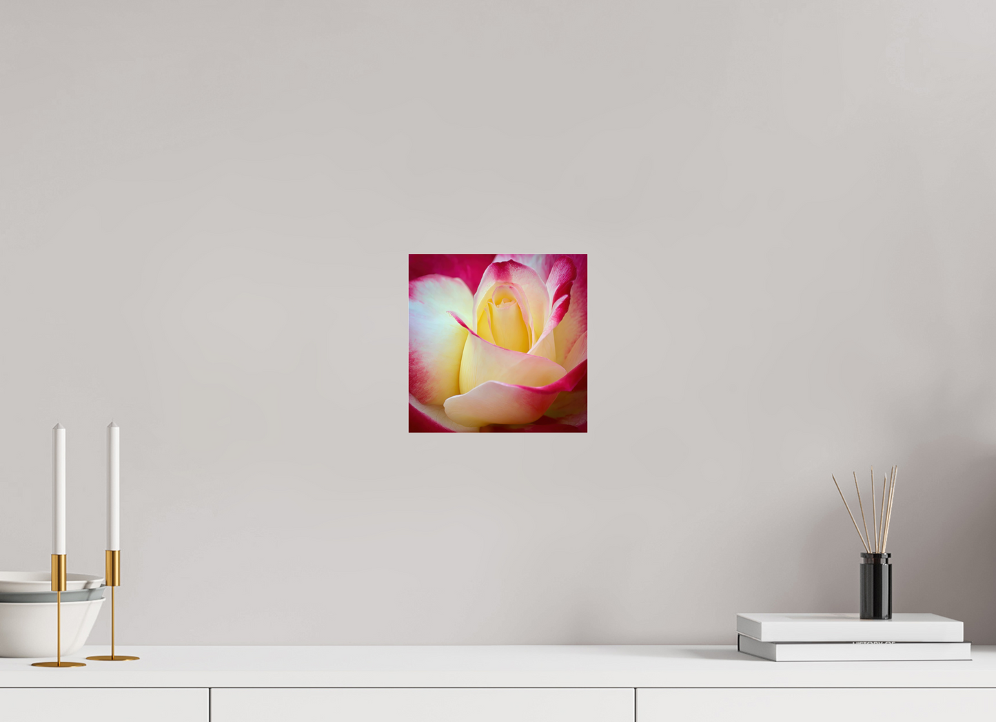 Open My Heart - photo print under acrylic glass