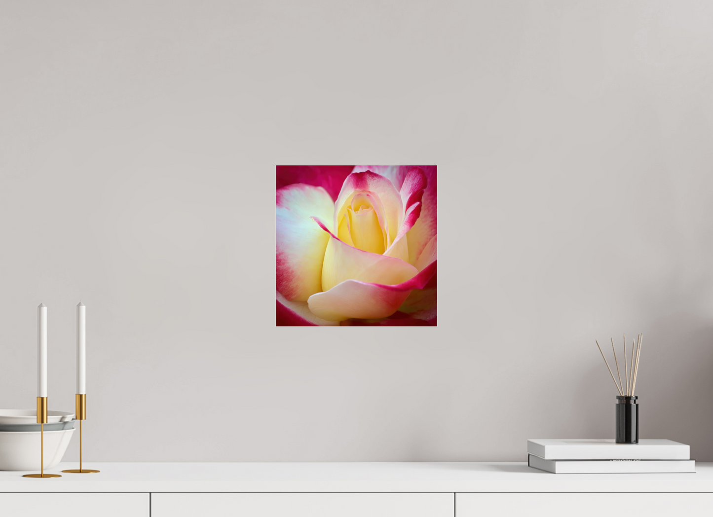 Open My Heart - photo print under acrylic glass