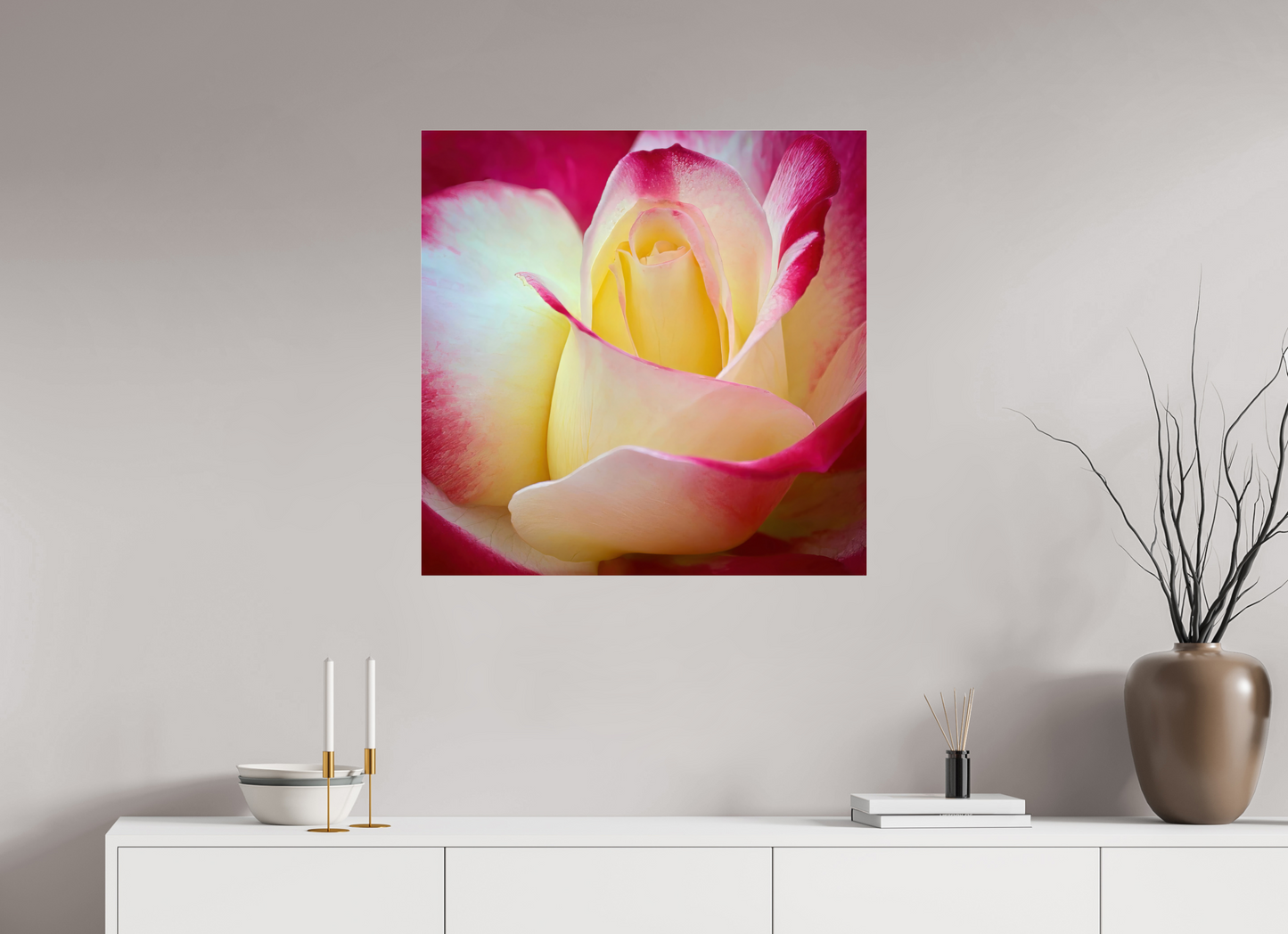 Open My Heart - photo print under acrylic glass