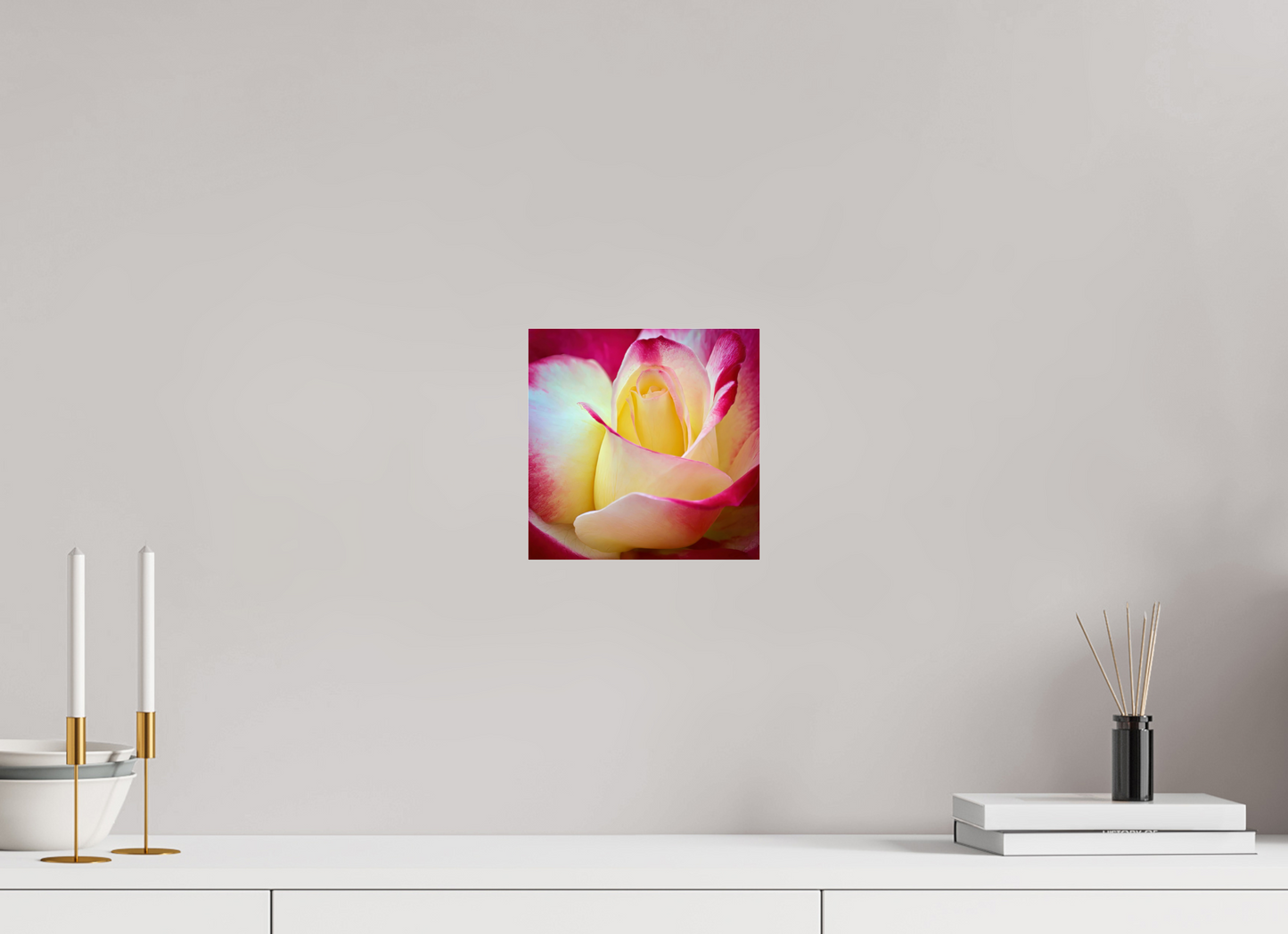 Open My Heart - photo print under acrylic glass