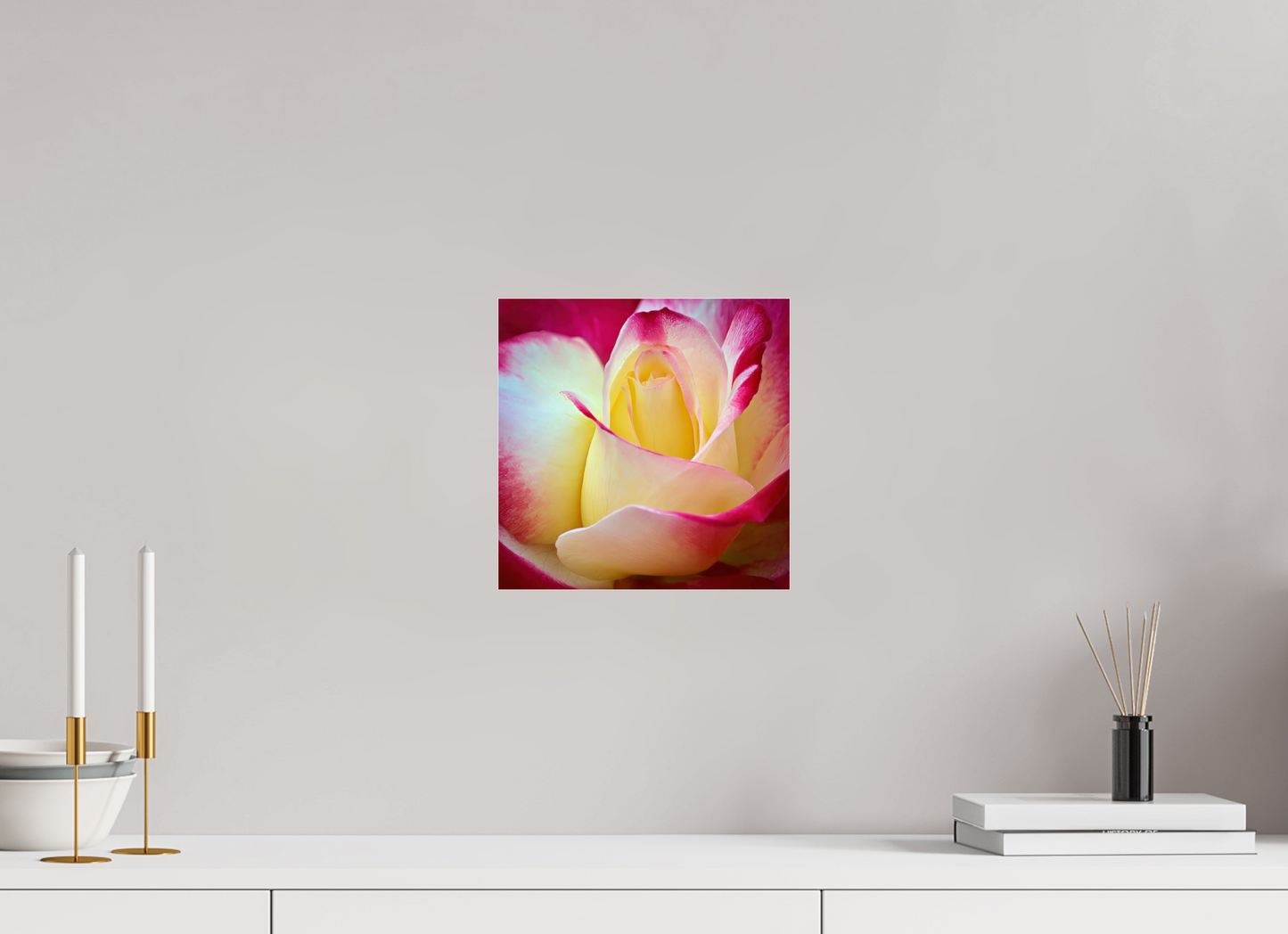 Open My Heart - photo print under acrylic glass